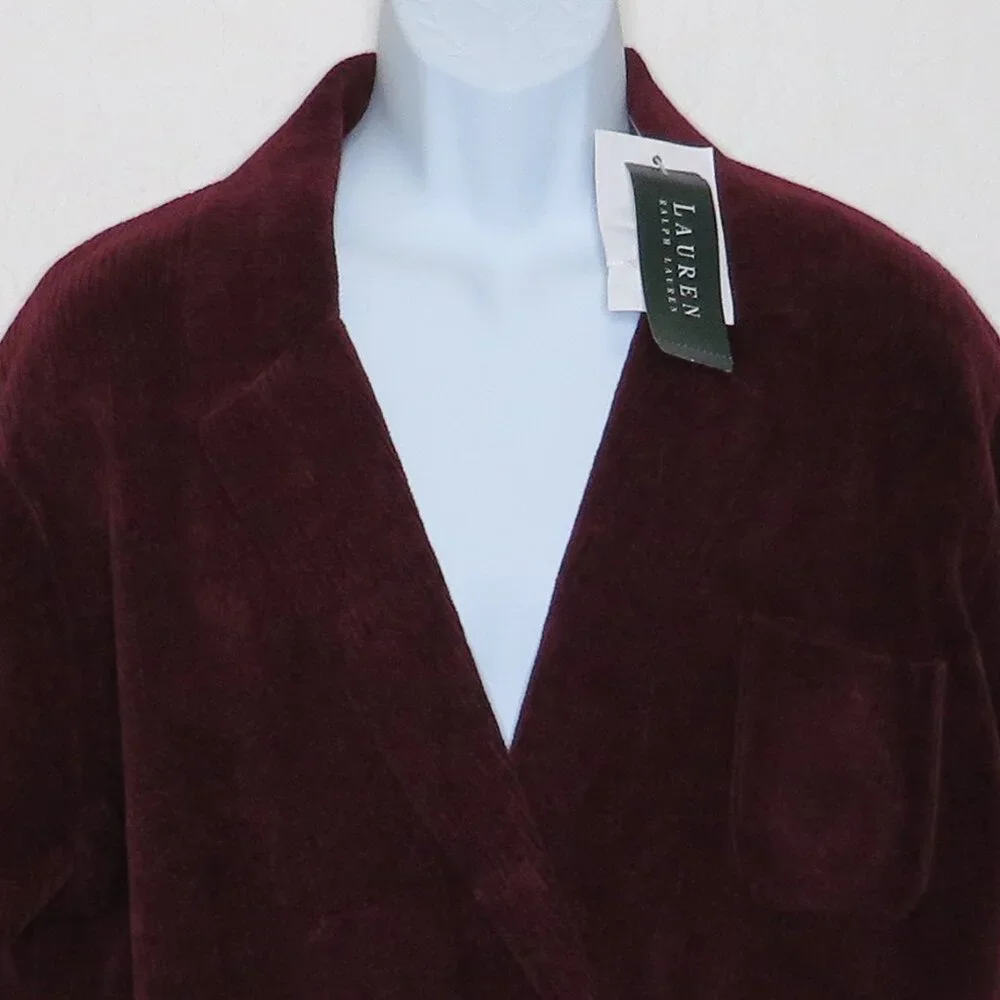 Lauren Ralph Lauren Burgundy Blazer - Picture 13 of 16